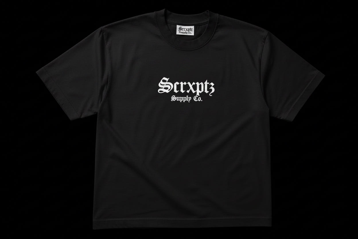 Scrxptz Supply Co. Old English Tee